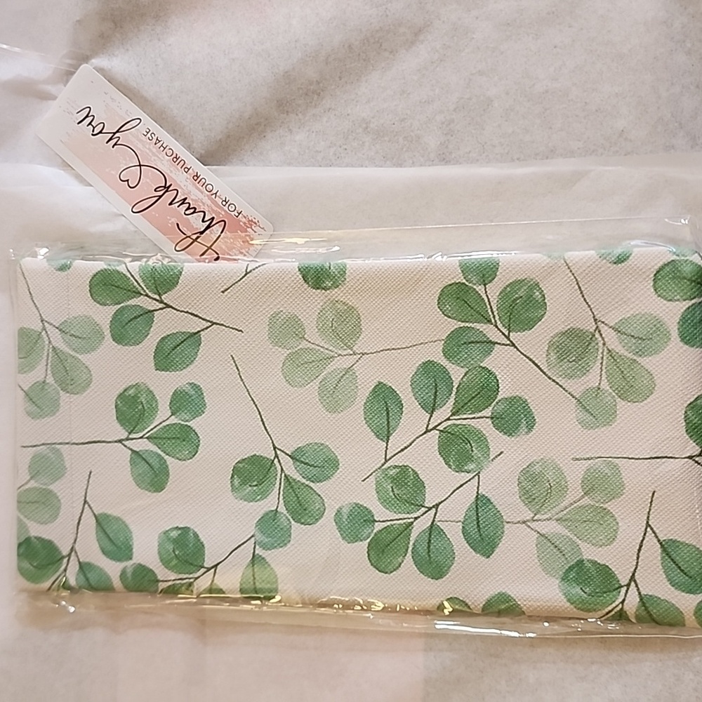 SOFT Sunglass EYEGLASS CASE EXTRA LARGE SUMMER GREENS  PATTERN Tension …